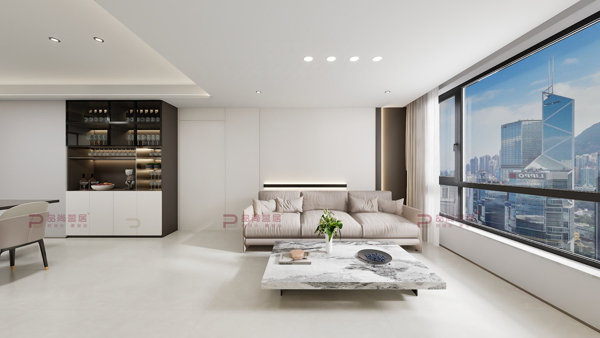 大连大华锦绣华城81+81平现代跃层装修案例